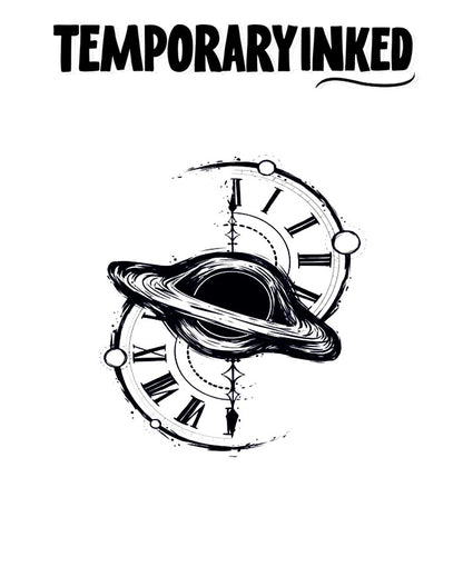 Temporal Vortex Tattoo