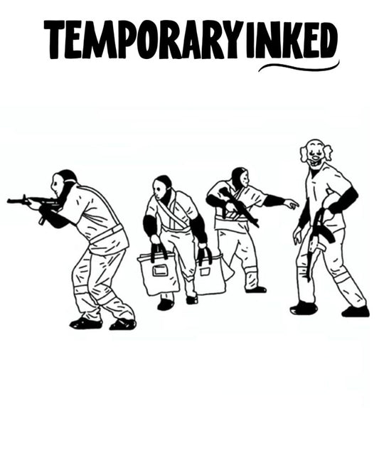 Masked Heist Tattoo