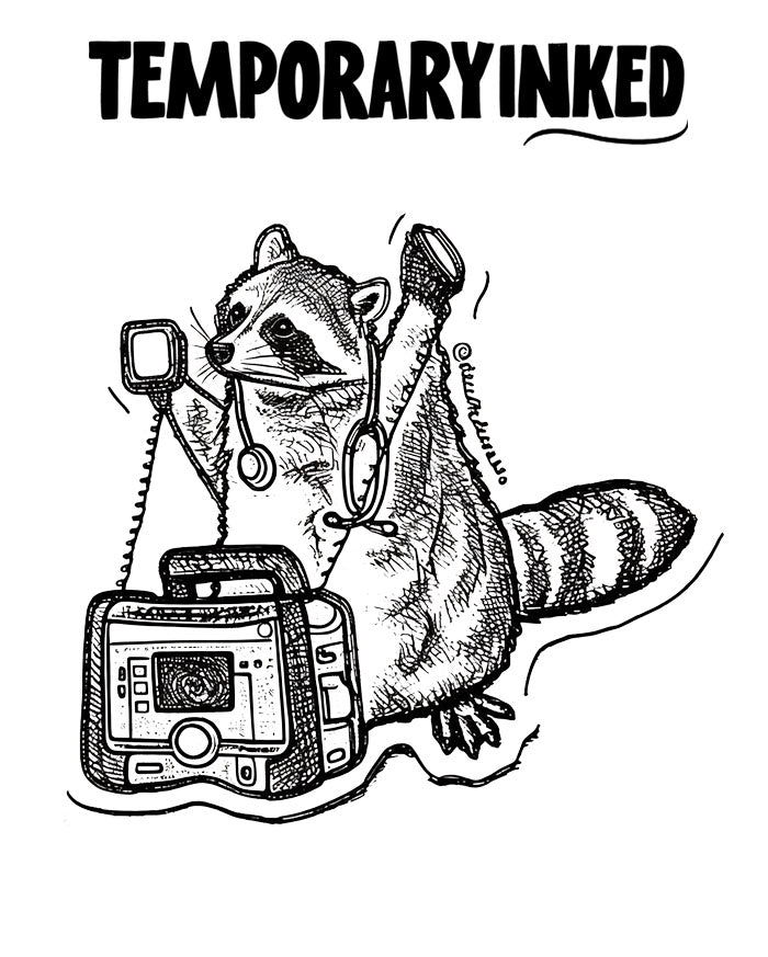 Medical Racoon Tattoo