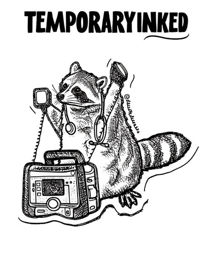 Medical Racoon Tattoo