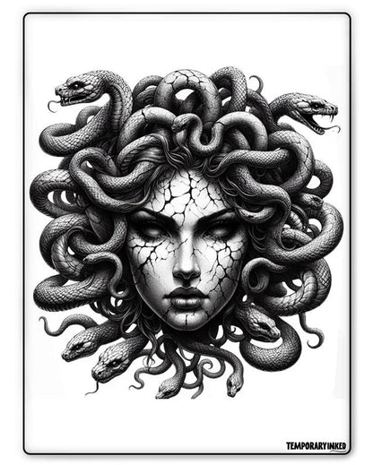 Medusa Chest Plate Tattoo