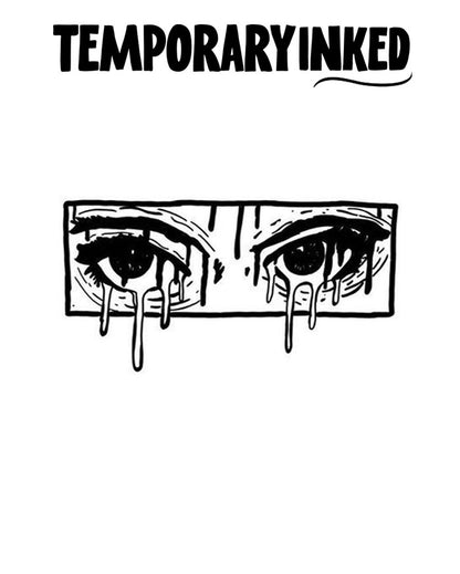 Melancholy Gaze Tattoo