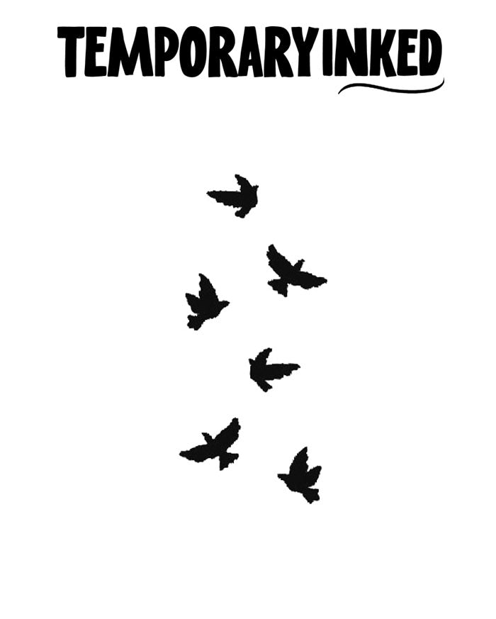 Minimal Birds Tattoo