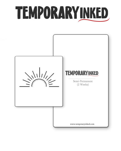 Minimal Sun Tattoo