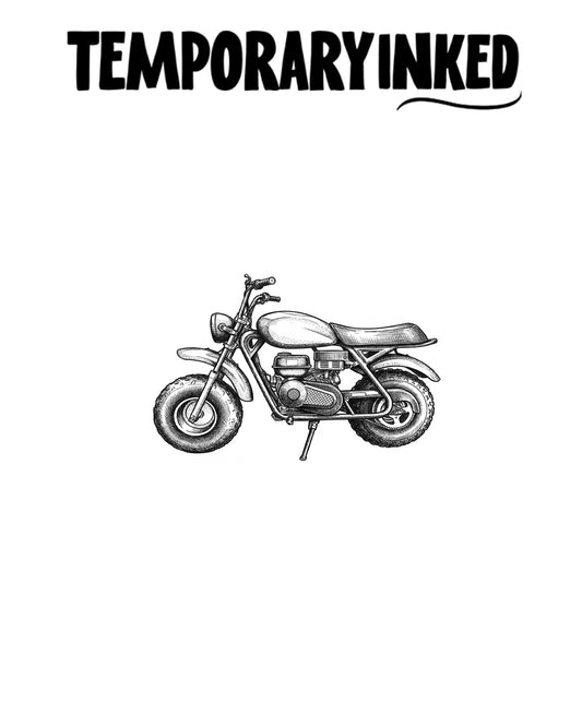 Motorcycle Sketch Tattoo
