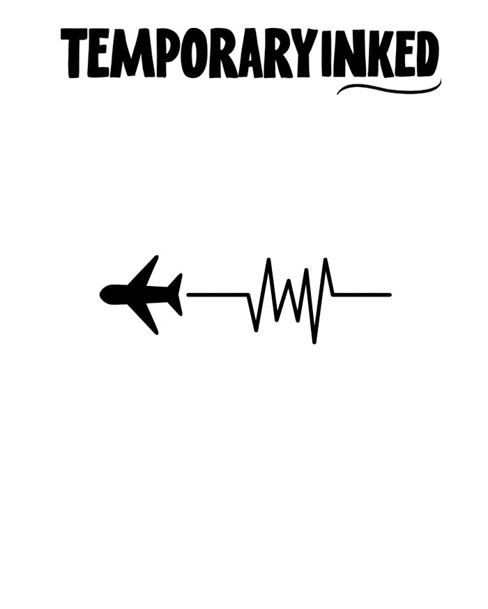 My Pulse Says Travel Tattoo
