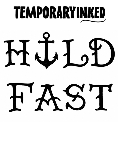 Nautical Lettering Tattoo