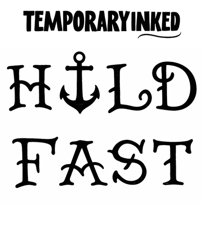 Nautical Lettering Tattoo