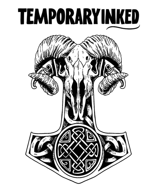 Norse Ram Totem Tattoo
