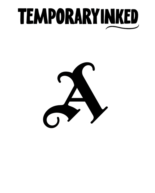 Old English A Tattoo