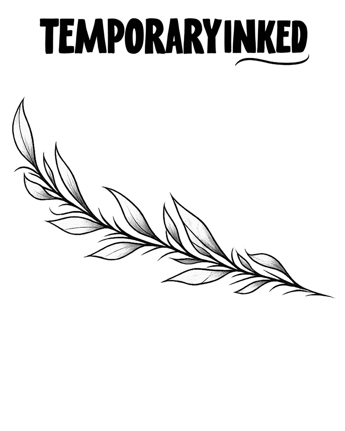 Olive Arc Right Tattoo
