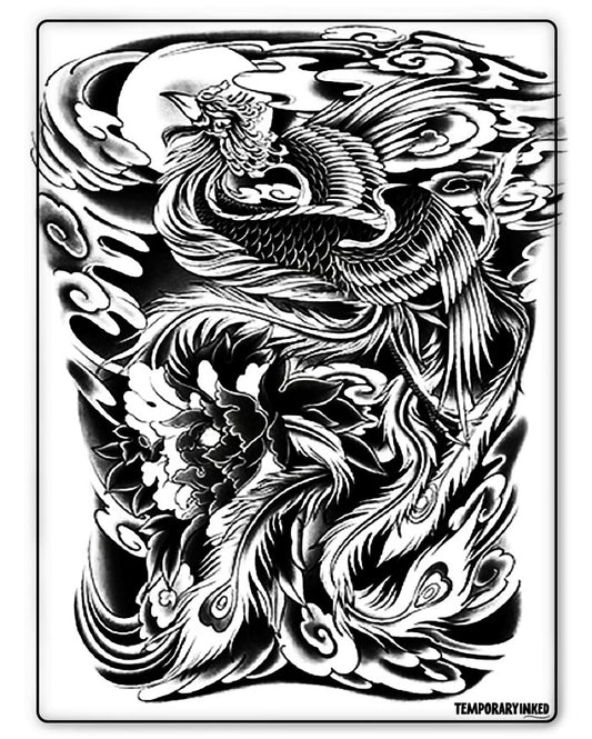 Phoenix Rebirth Half Sleeve