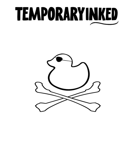 Pirate Rubber Duck Tattoo