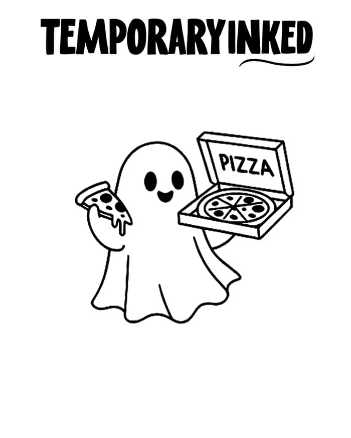 Pizz-a-Boo Tattoo