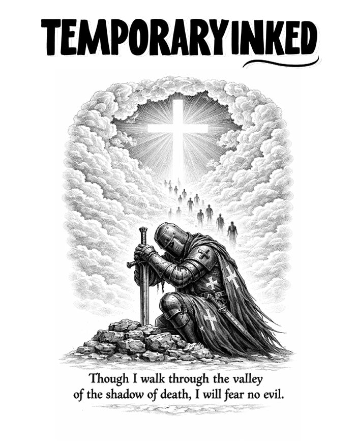 Praying Knight Tattoo