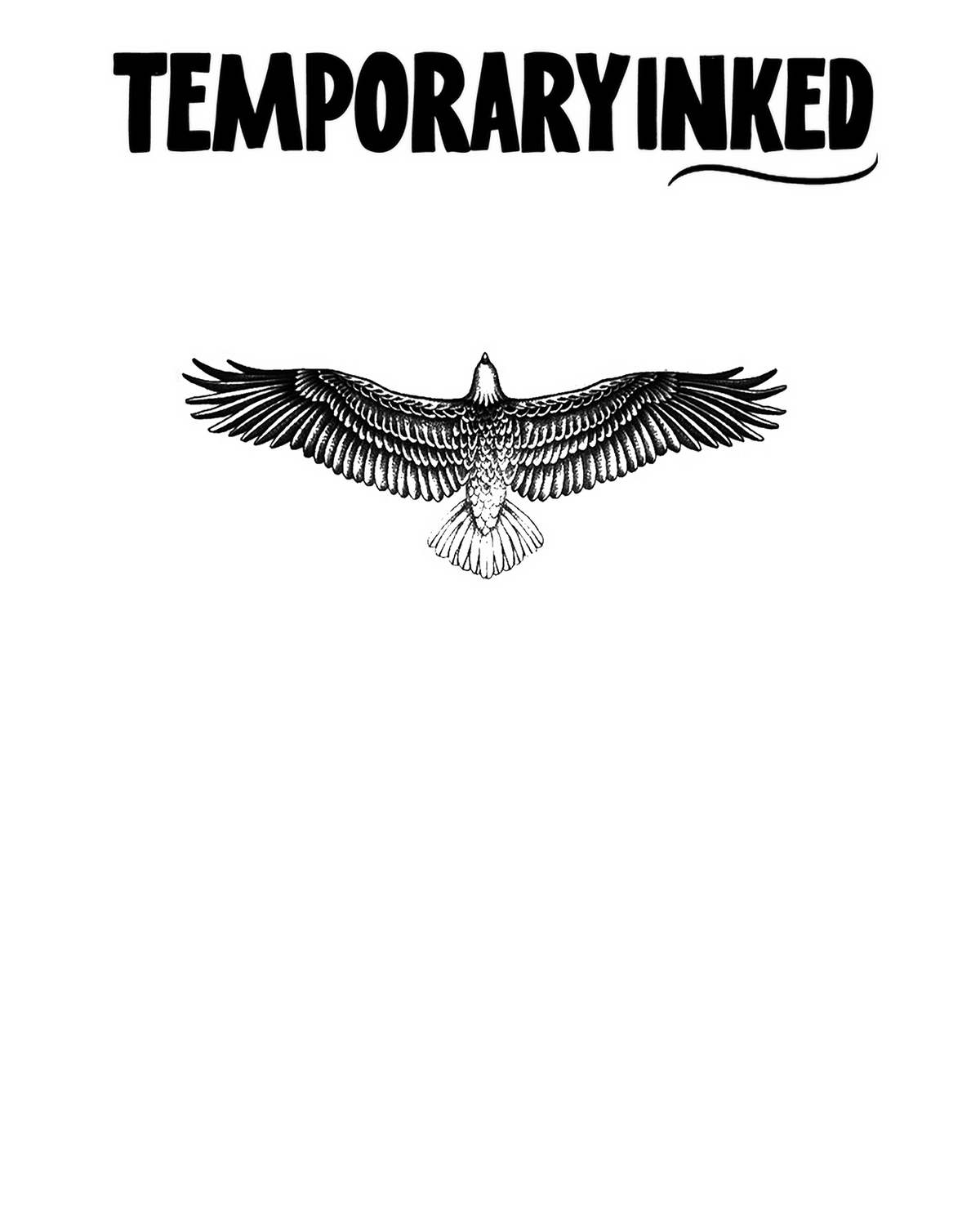 Spread Wing Eagle Small Tattoo
