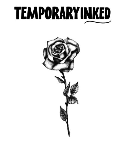 Realism Rose Tattoo
