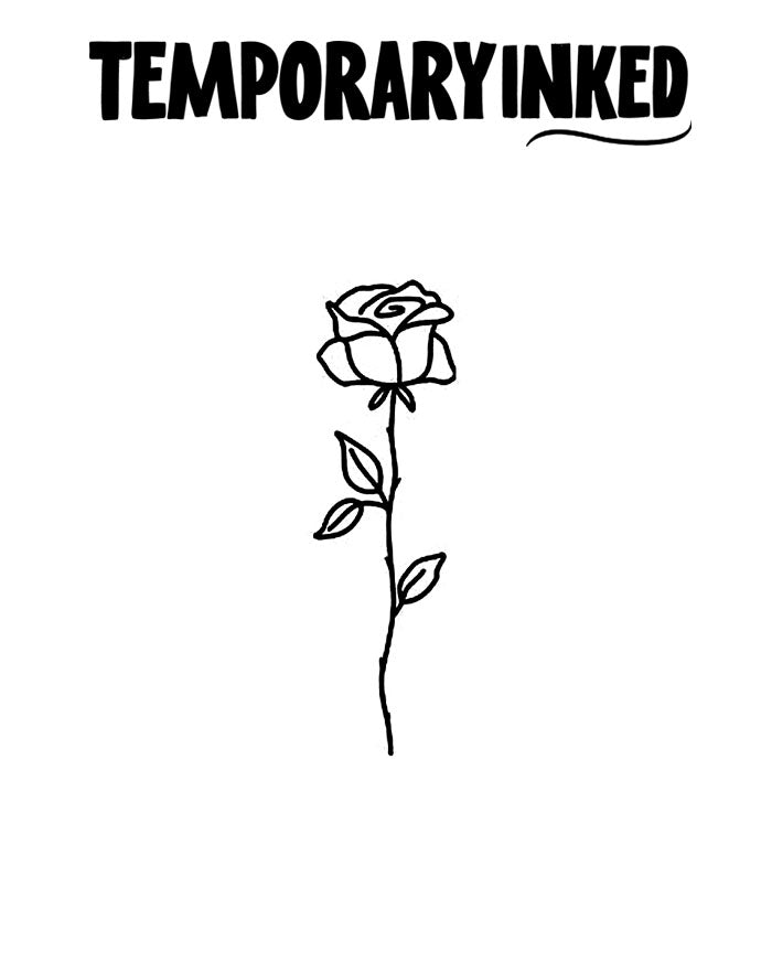 Rose Finger Tattoo