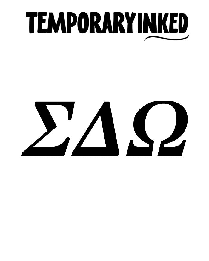 Sigma Delta Omega Tattoo