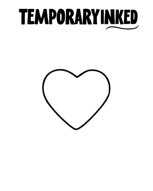 Simple Heart Minimal Tattoo