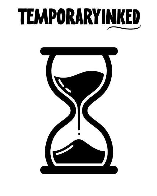 Simple Hour Glass Tattoo