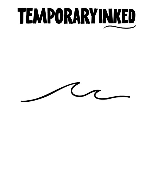 Long Waves Minimal Tattoo