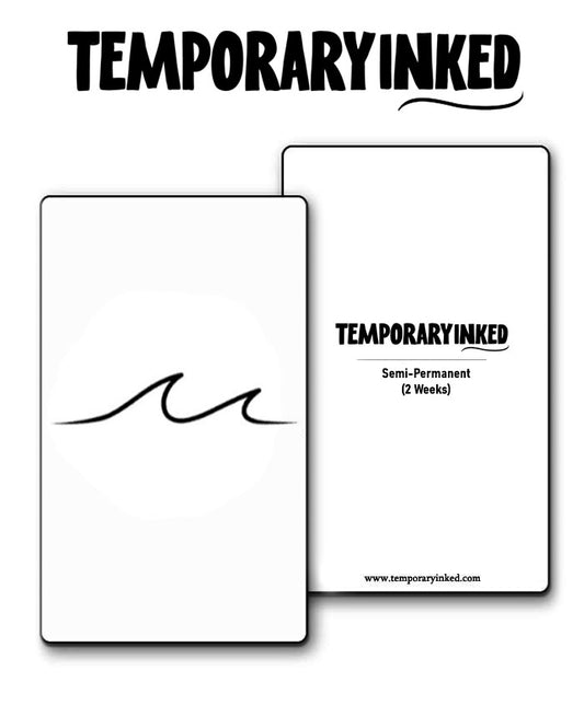 Minimal Waves Tattoo