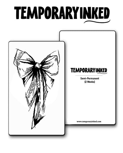 Minimal Ribbon Tattoo