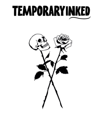 Skull & Rose Tattoo