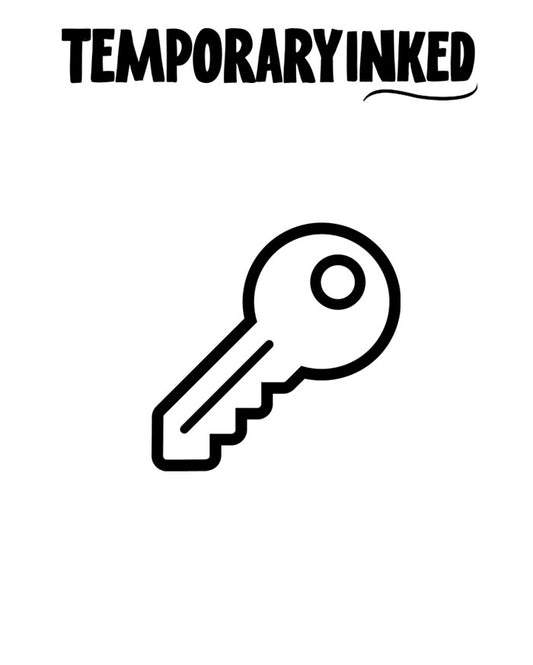 Small Key Tattoo