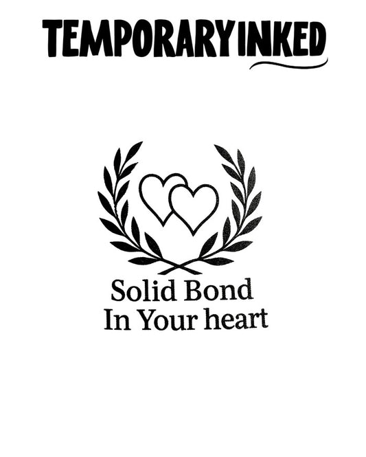 Solid Bond Heart Tattoo
