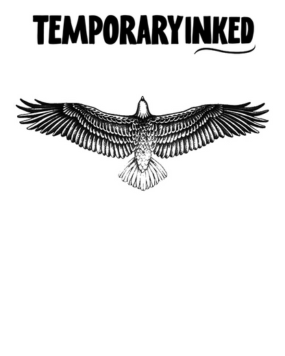 Spread Wing Eagle Small Tattoo