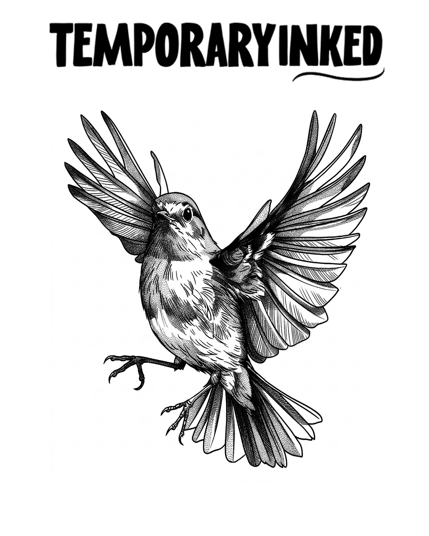 Spreading Wing Bird Tattoo