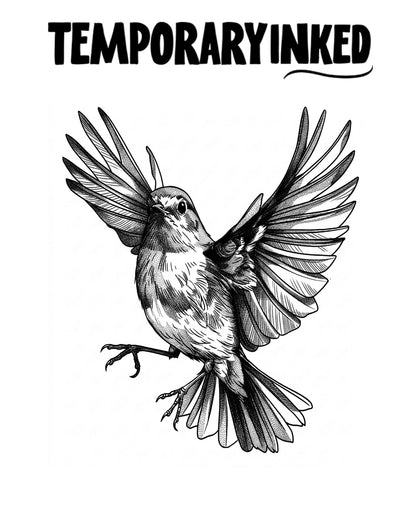 Spreading Wing Bird Tattoo