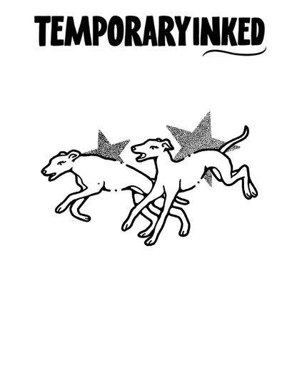 Stardust Dog Duo Tattoo