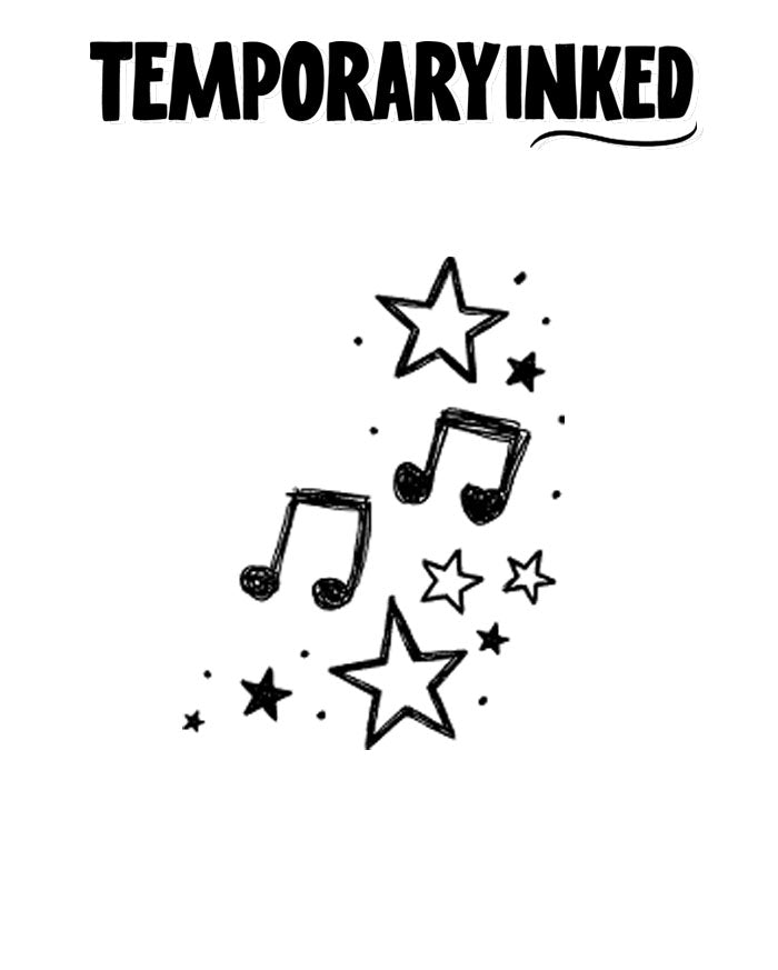 Starry Melody Tattoo