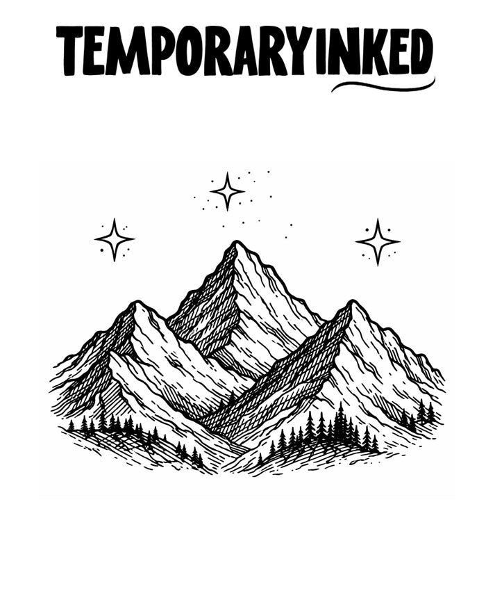 Starry Mountain Tattoo