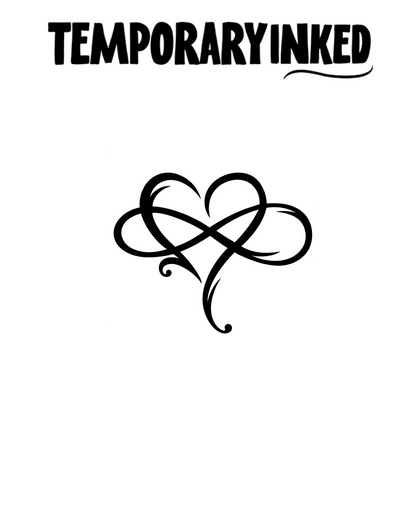 Swirl Heart Tattoo