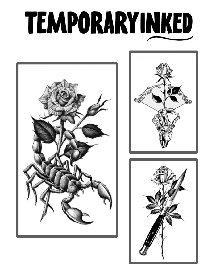 Poisoned Petals Tattoo Pack