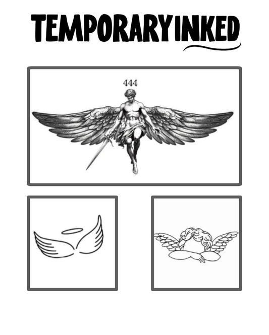 444 Angel Warrior Tattoo Pack