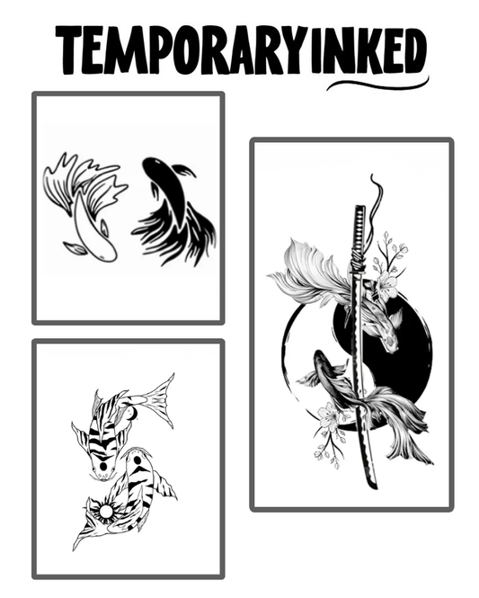 Koi Blade Balance Tattoo Pack