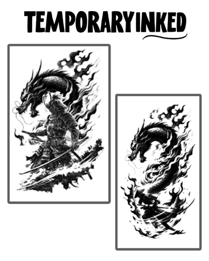 Samurai Tempest Dragon Tattoo Pack