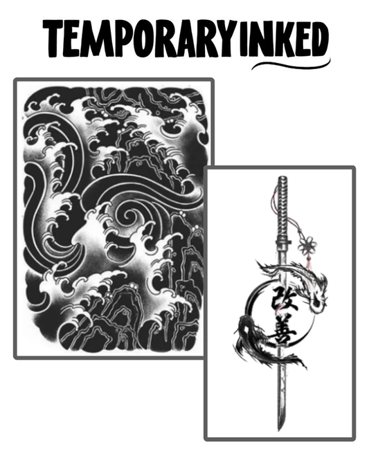 Japanese Sleeve & Sword Tattoo Pack