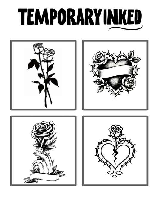Thorned Rose Emotions Tattoo Pack