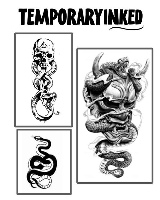 Serpent Skull Fusion Tattoo Pack