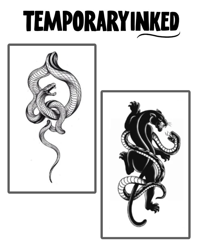 Serpent Panther Strike Tattoo Pack