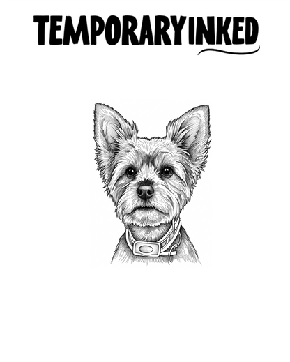 Terrier Portrait Tattoo
