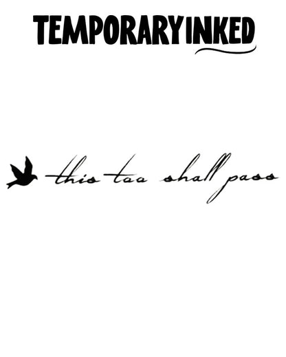 This Too Shall Pass Italics