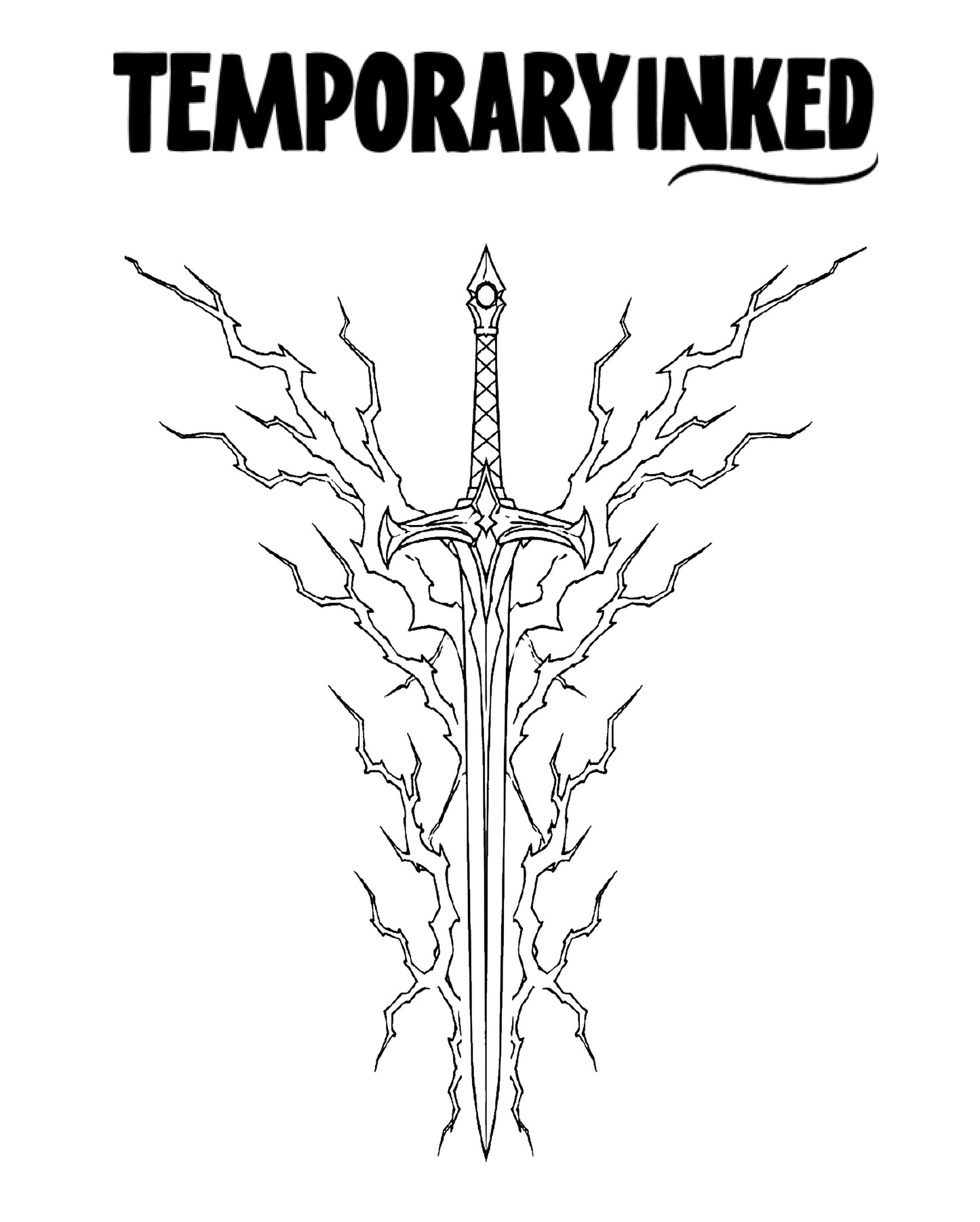 Thunder Sword Tattoo