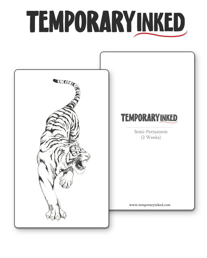 Tiger Pounce Tattoo
